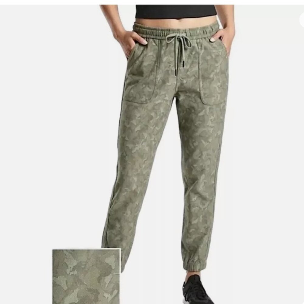 Athleta Printed Farallon Jogger Laurel Olive Green (.02-018)